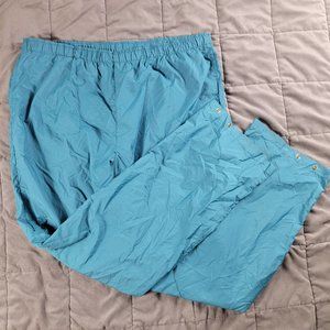 REI Adults XL Blue Nylon Pants Rain Outdoors Casual Athletic Comfort Lightweight